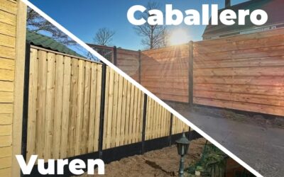 Vuren of Caballero schutting laten plaatsen