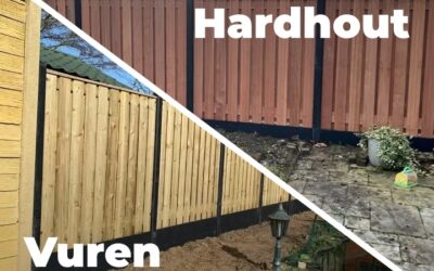 Vuren of Hardhouten schutting laten plaatsen