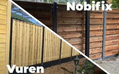 Vuren of Nobifix schutting laten plaatsen